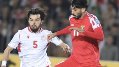 تاريخ مواجهات منتخب الأردن ضد منتخب طاجيكستان